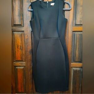 Calvin Klein Scuba Sheath Dress Black Size 4